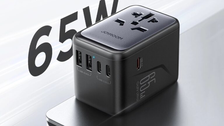 JOYROOM JR-TCW02 65W: Compact and Portable Universal Travel Power Adapter on Gadget Flow