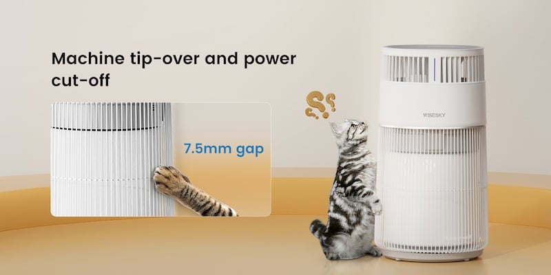 Wisesky W-Cat review: breathe fresher, cleaner air with this cat air purifier